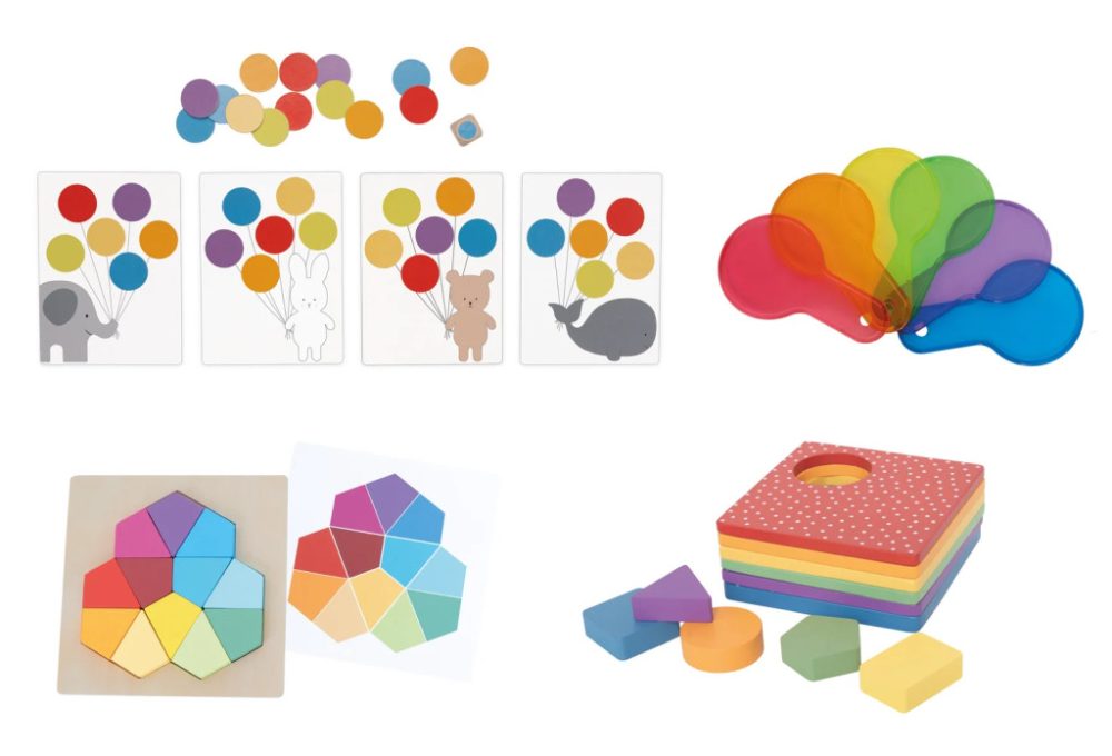 Montessori fejlesztő játékcsomag, Játék a színekkel Jabadabado - Image 9