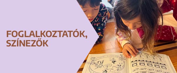 foglalkoztatók, színezők