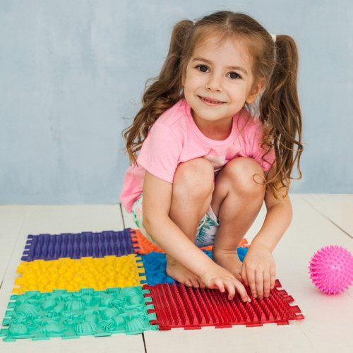 A „Tengerfenék” Puzzle masszázs szőnyeg 9 elemből álló szett - Image 2