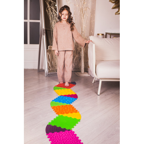 Dinoszauruszok Puzzle 9+6 elemből álló masszázs szőnyeg - Image 4