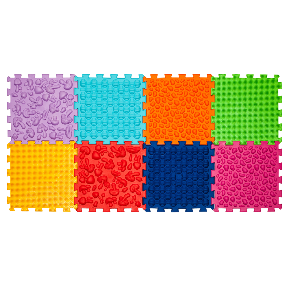 Mix Puzzle 8 elemből álló masszázs szőnyeg PUHA