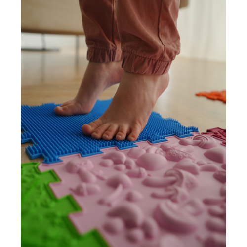 Dinoszauruszok Puzzle 10 elemből álló masszázs szőnyeg - Image 3