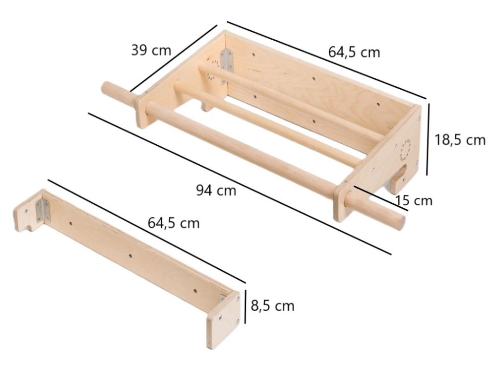 Vario gyerek tornakészlet/B rész - falra szerelhető bordásfal húzódzkodóval - Image 10